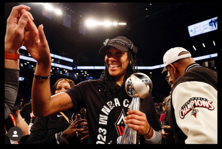 Ma rencontre avec A’ja Wilson Championne Olympique et star de la WNBA à Miami.